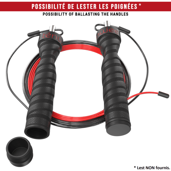 ténwee - Focoun, la corde à sauter fit-pro 2cordes (rapide) – Image 5